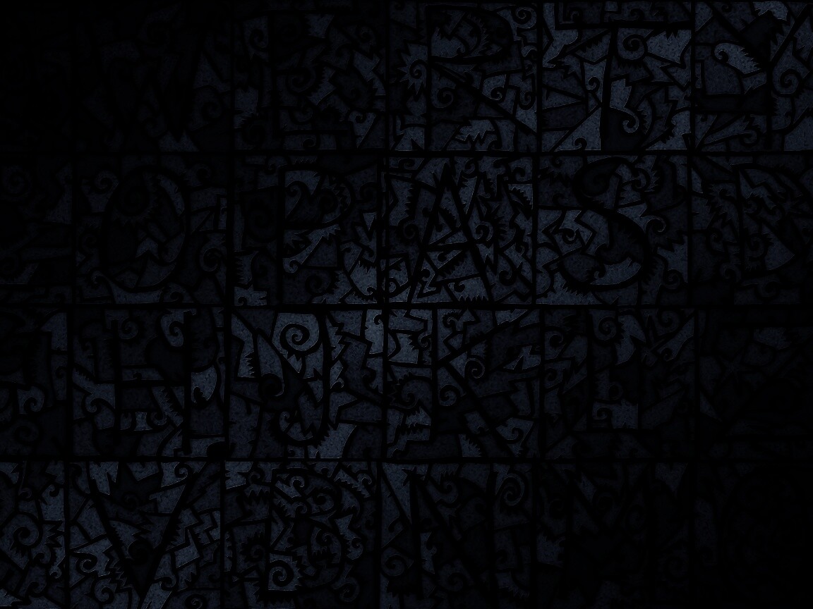 Витражные буквы обои