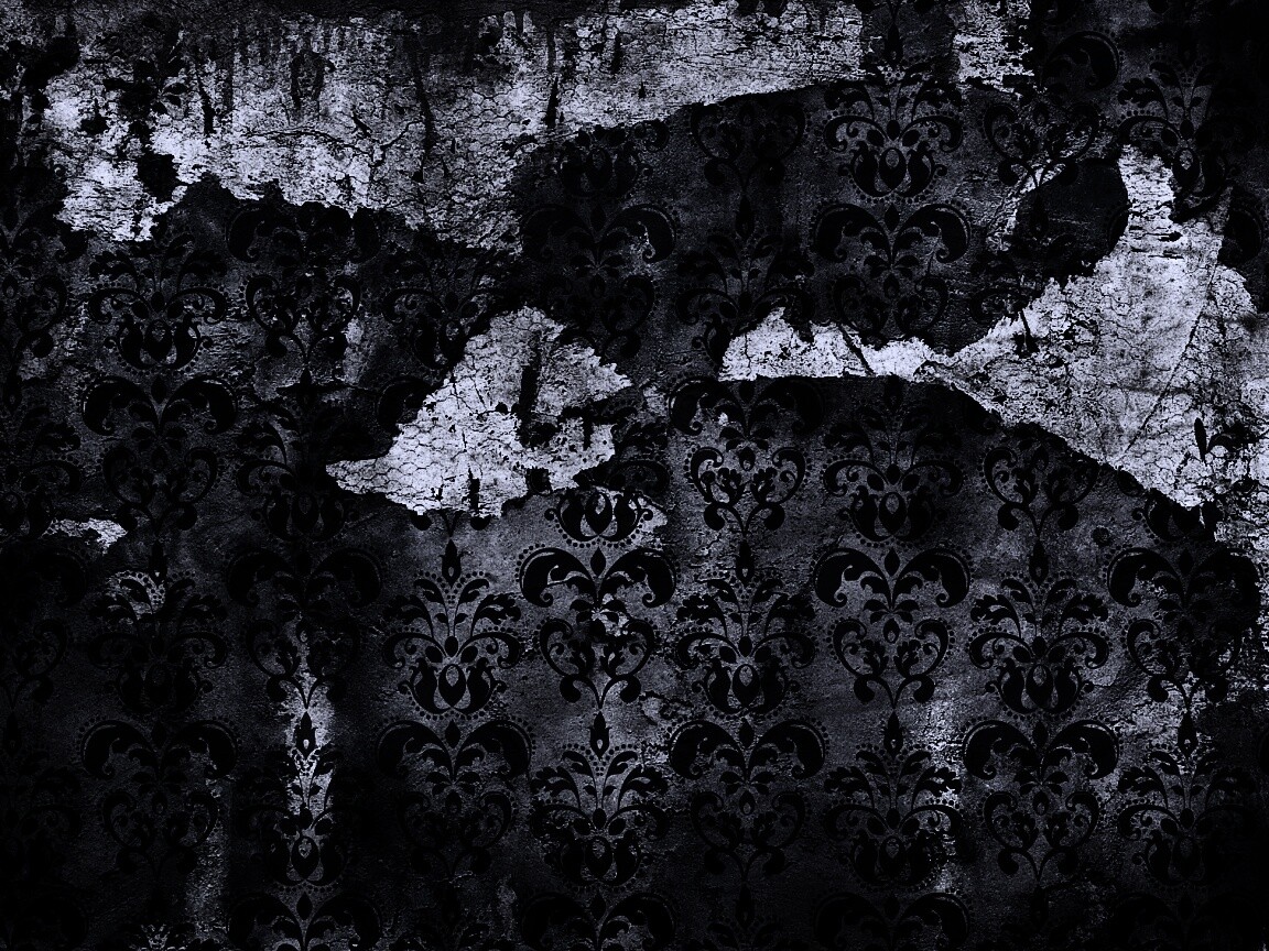 Рваные винтажные обои и штукатурка обои