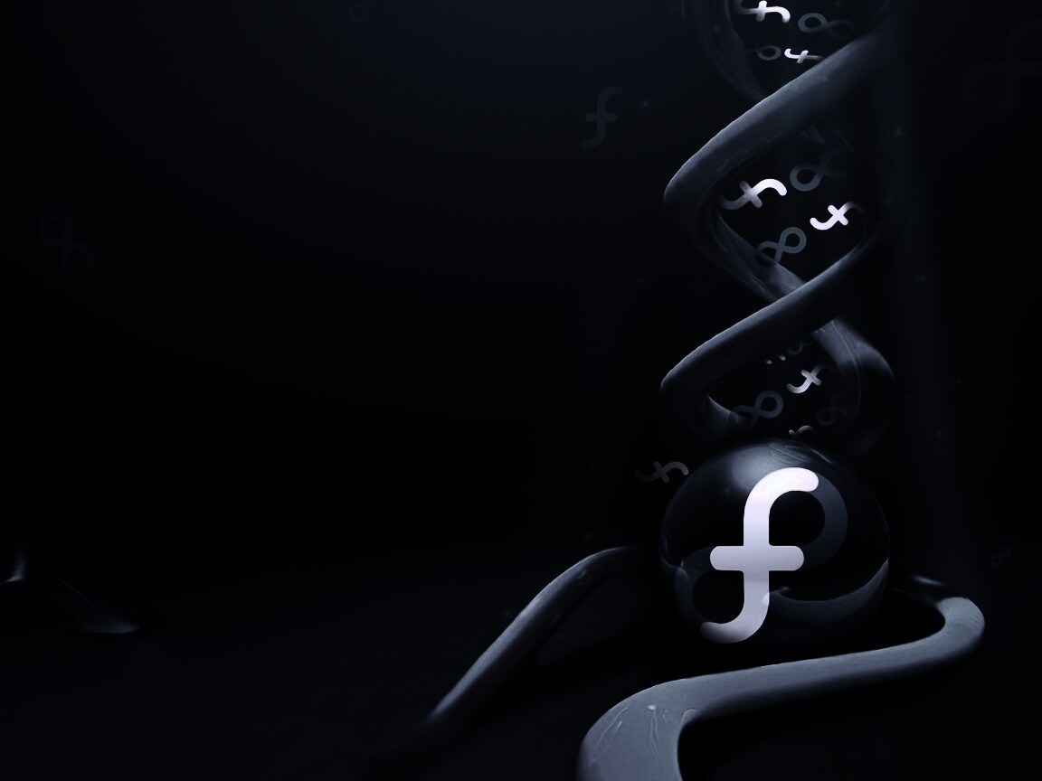 OS Fedora обои