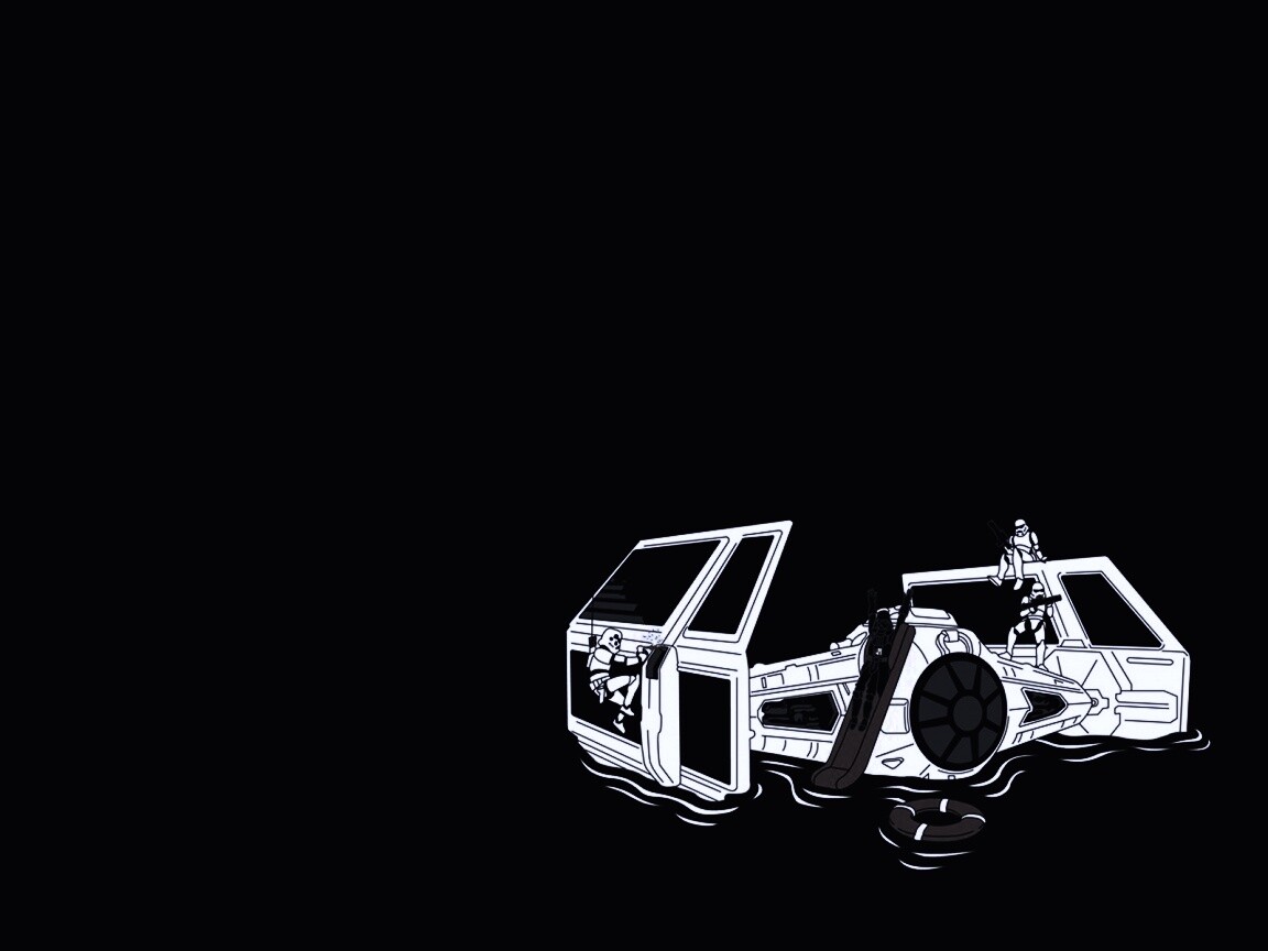 Истребитель империи в экстренной ситуации обои