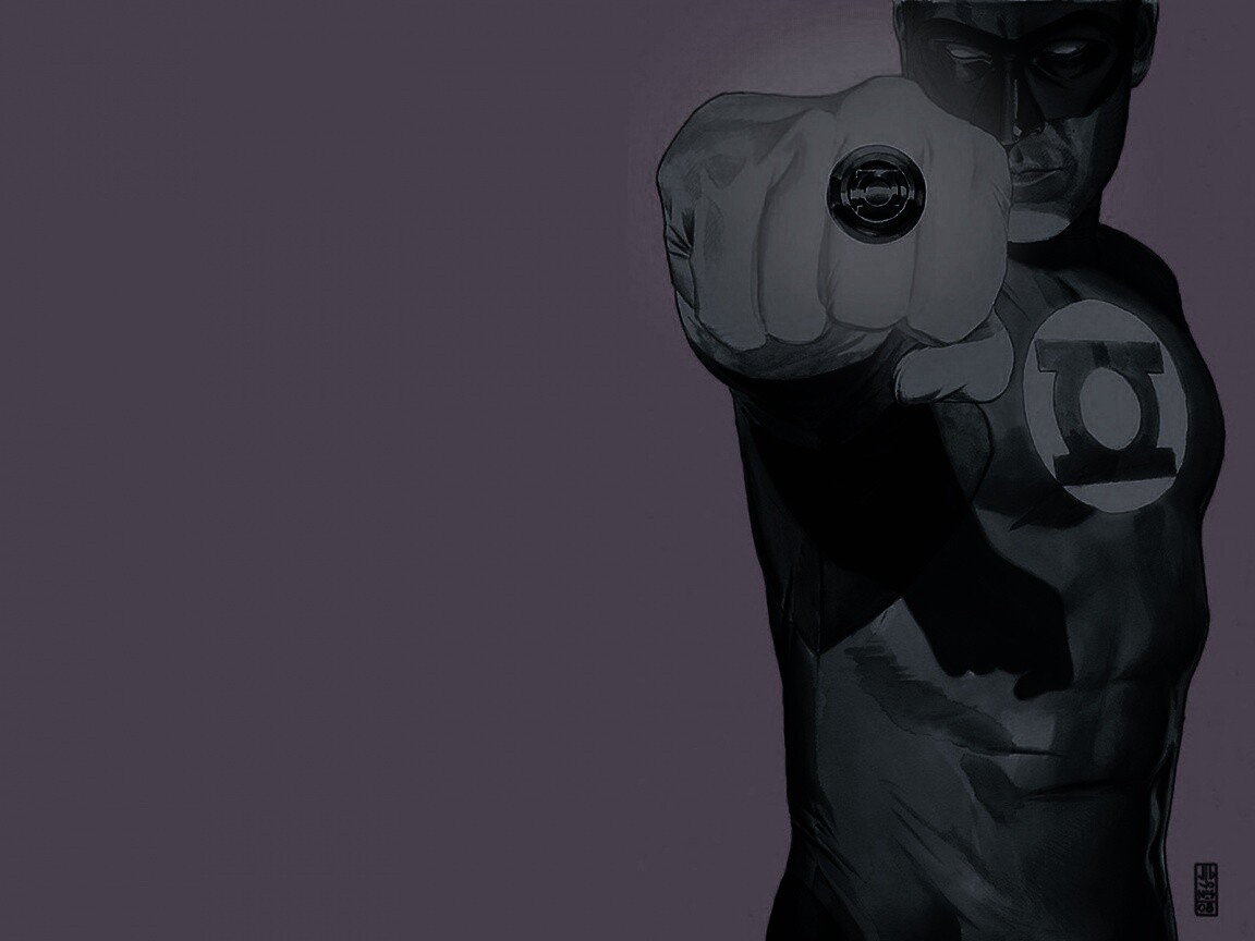 Зелёный фонарь рисунок обои