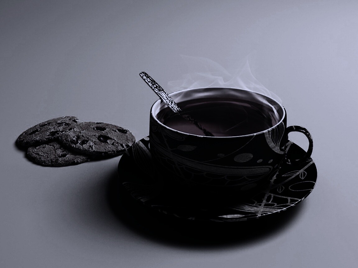 Чаек с печеньками обои