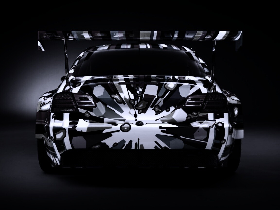 BMW  в сумасшедшем окрасе обои