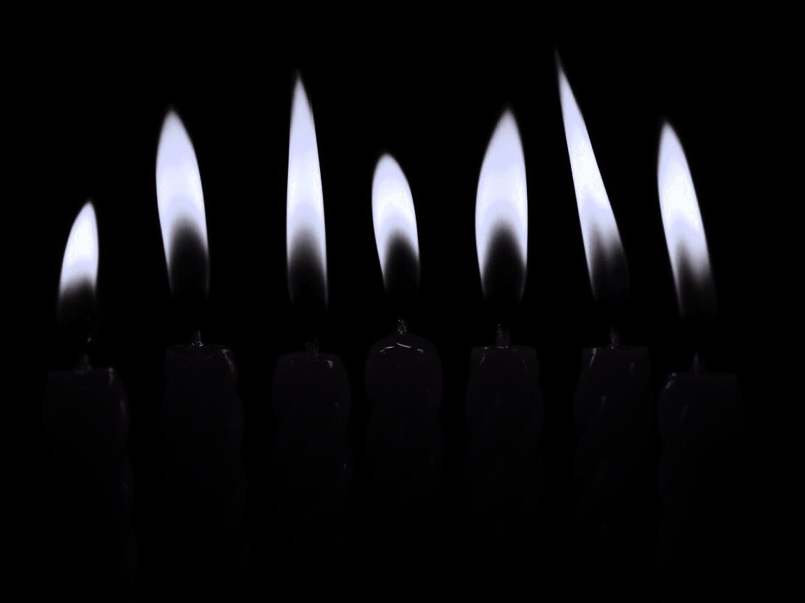 Красные свечи обои