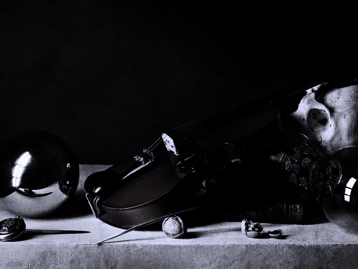 Композиция со скрипкой обои