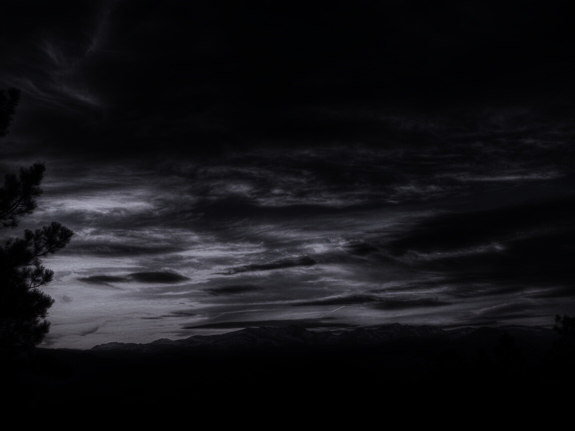 Горный закат обои