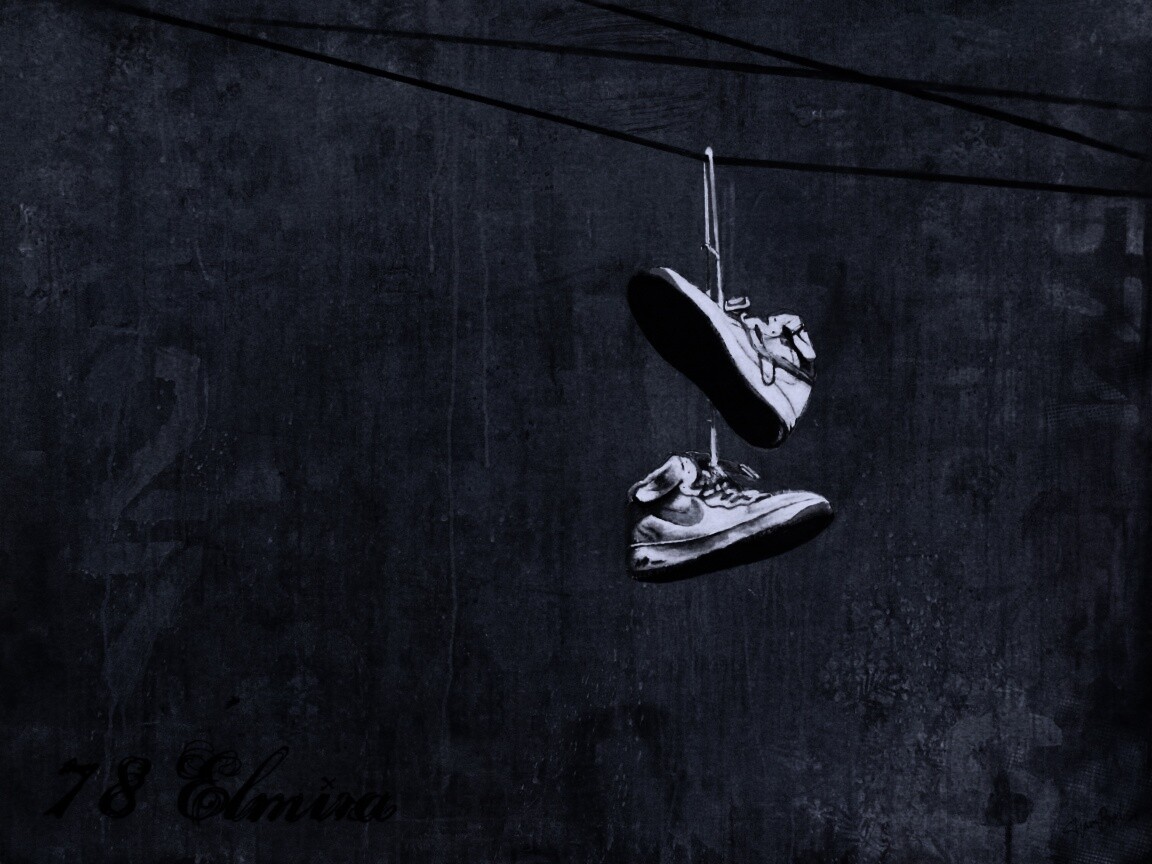 Кросовки на проводе обои