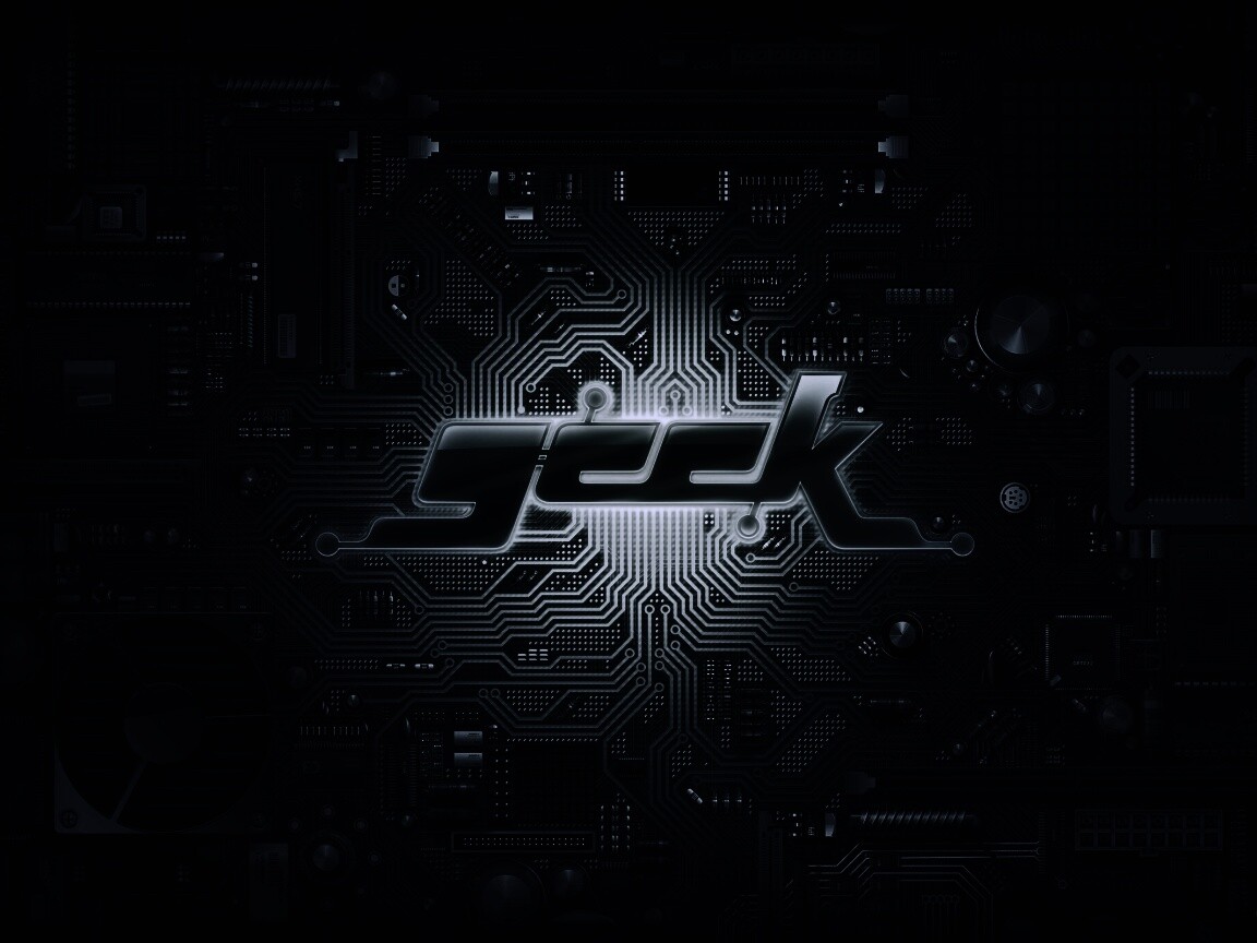 Печатная плата Geek обои