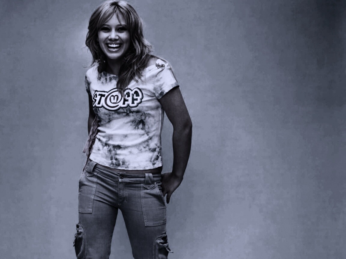 Хилари Дафф смеется обои