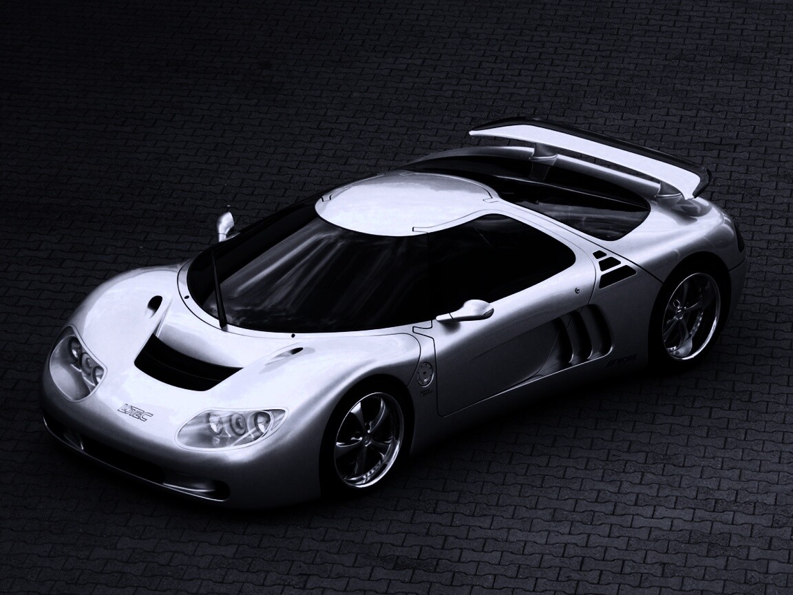 Красивый серебристый спорткар обои