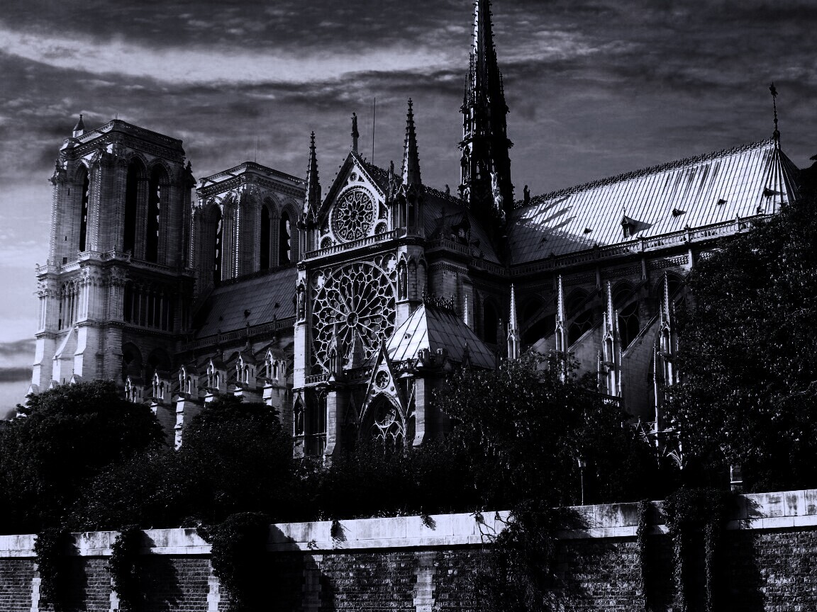 Собор парижской Богоматери обои