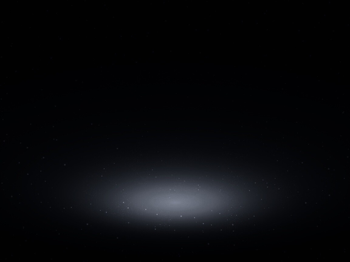 Свечение в ночном небе обои