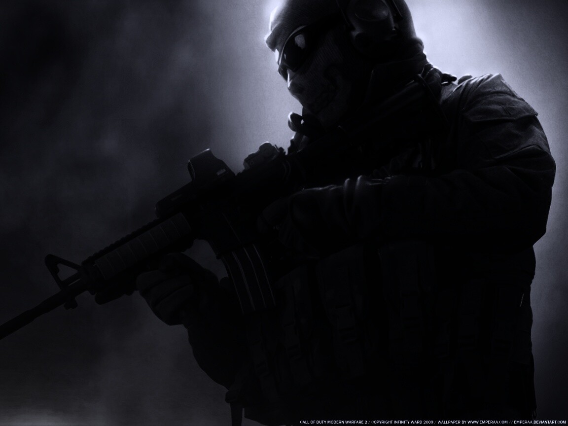 Солдат в маске обои