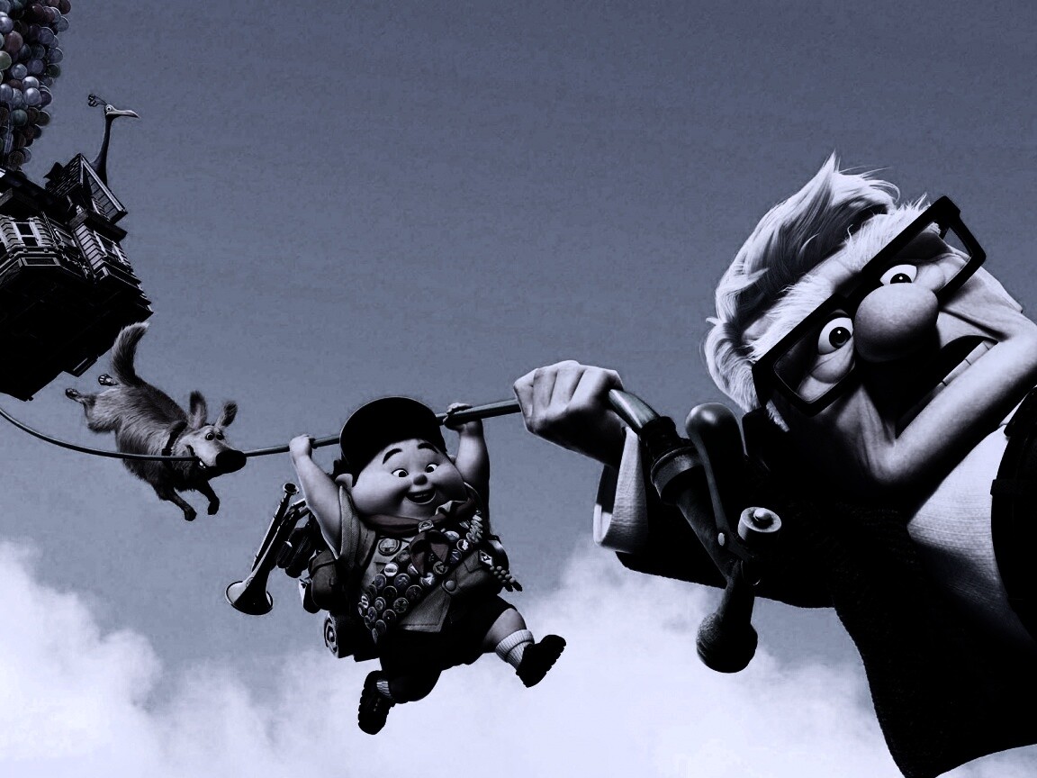 Персонажи мультфильма Up обои