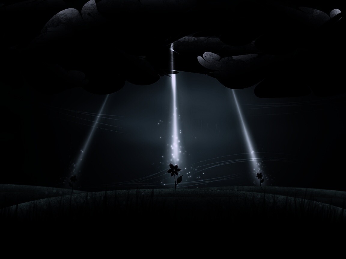 Свет для цветов обои