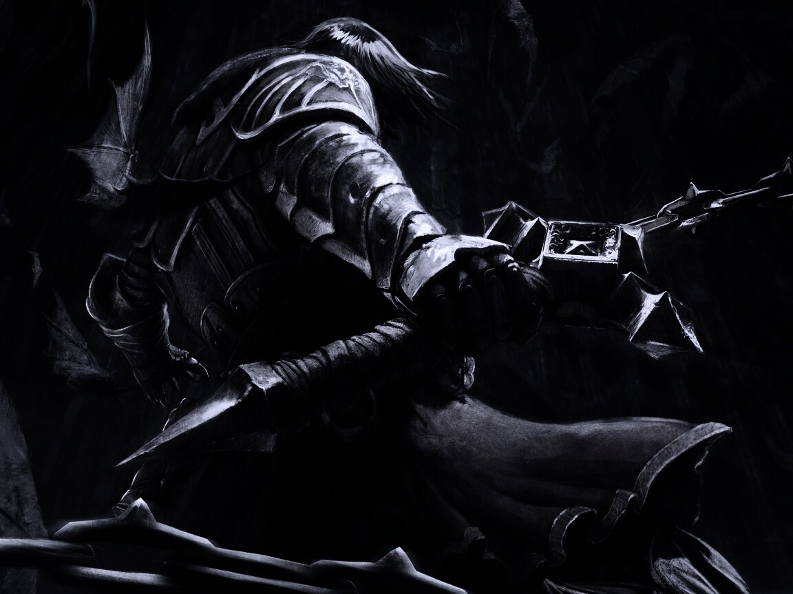 Воин с булавой обои