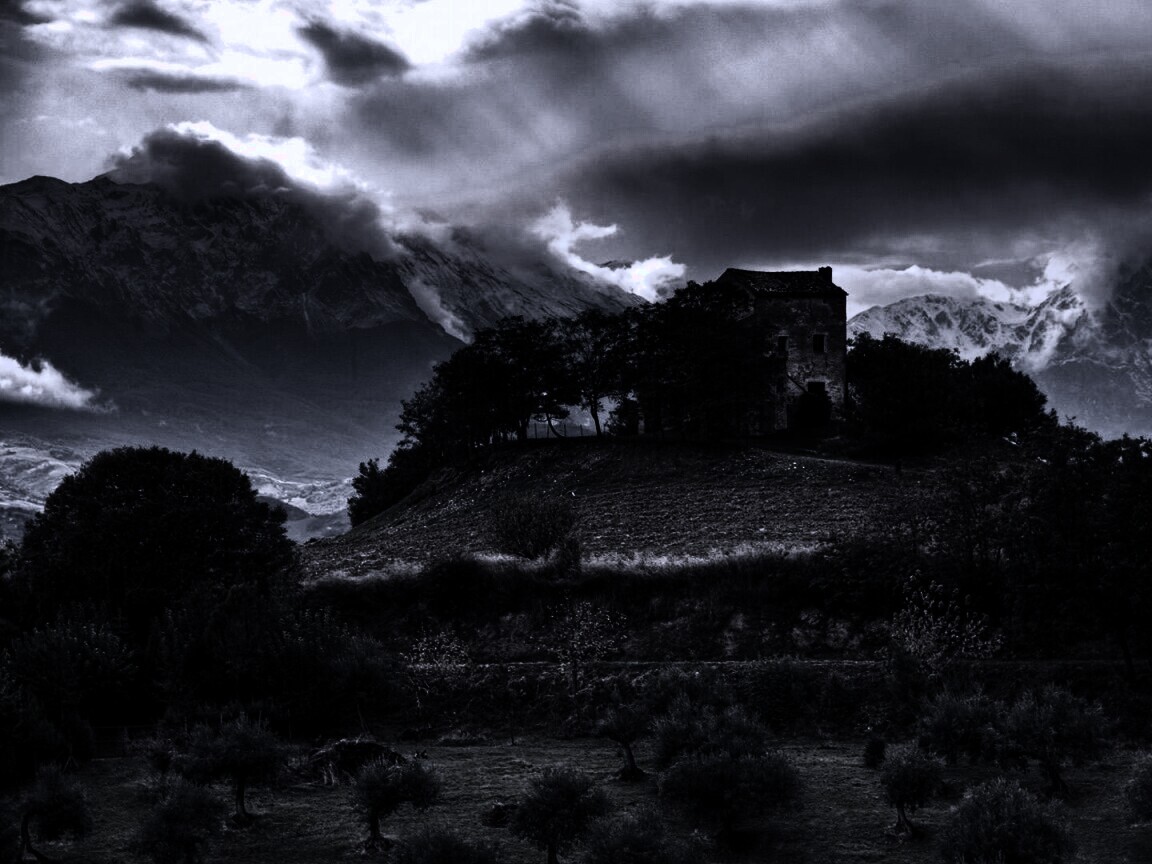 Горный пейзаж обои