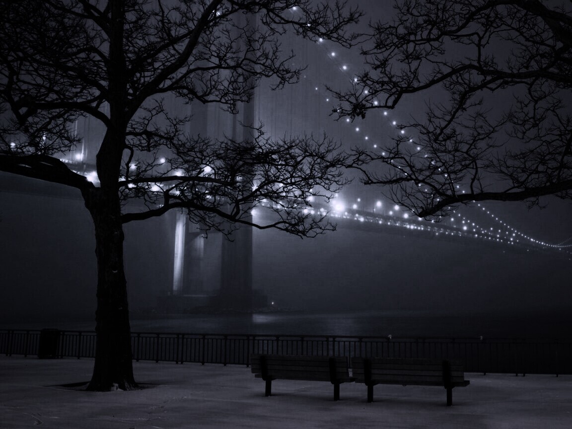 Вечер в Нью-Йорке обои