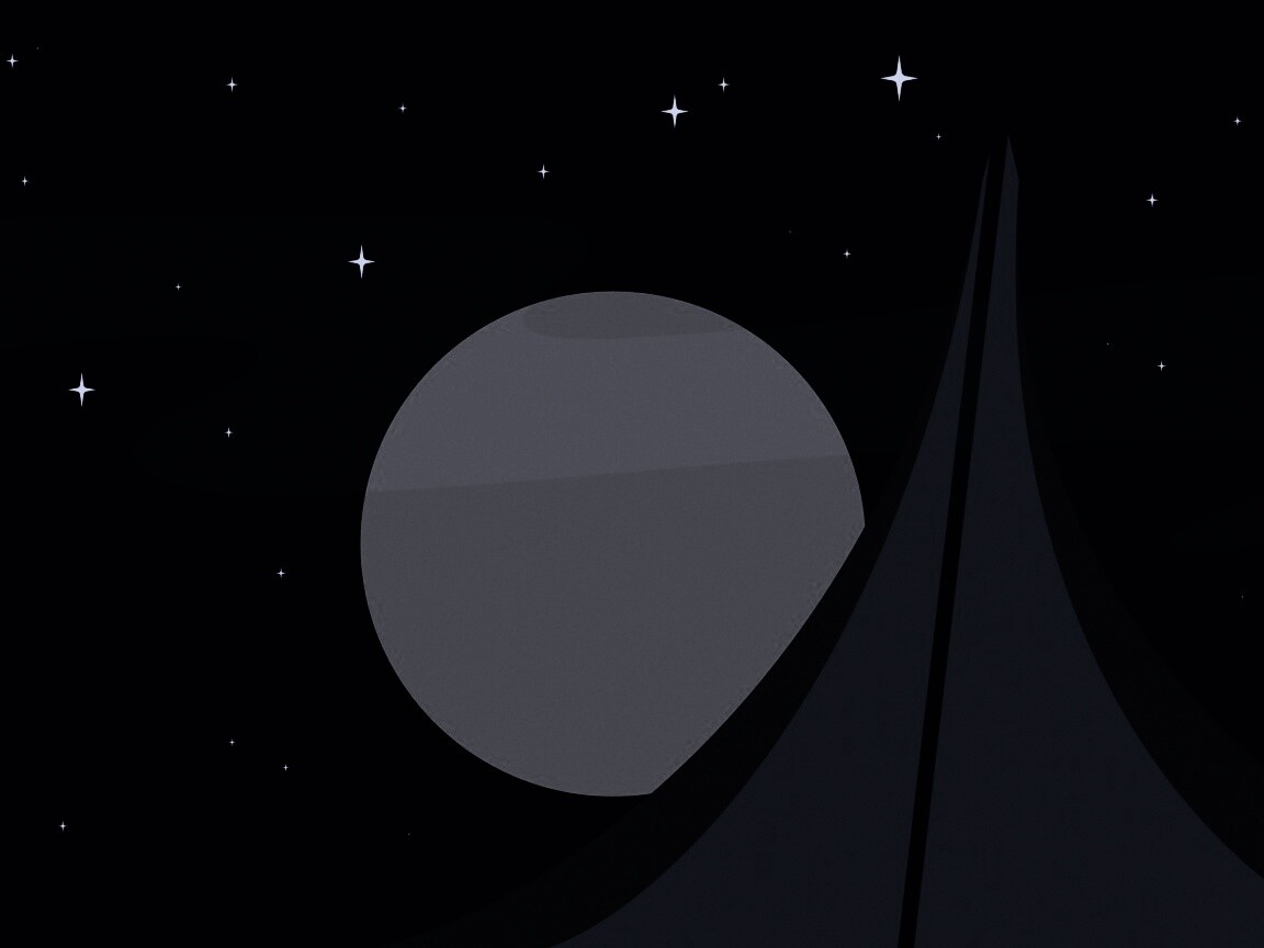 Полная луна обои