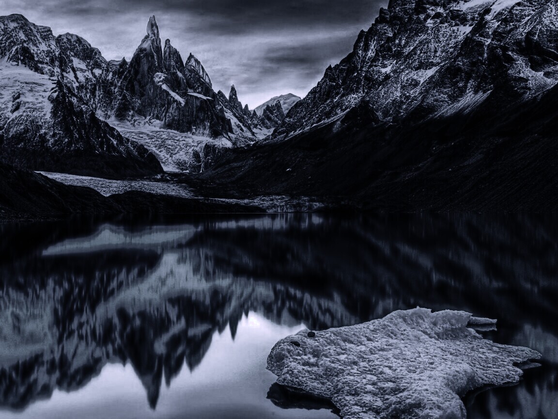 Горное озеро обои