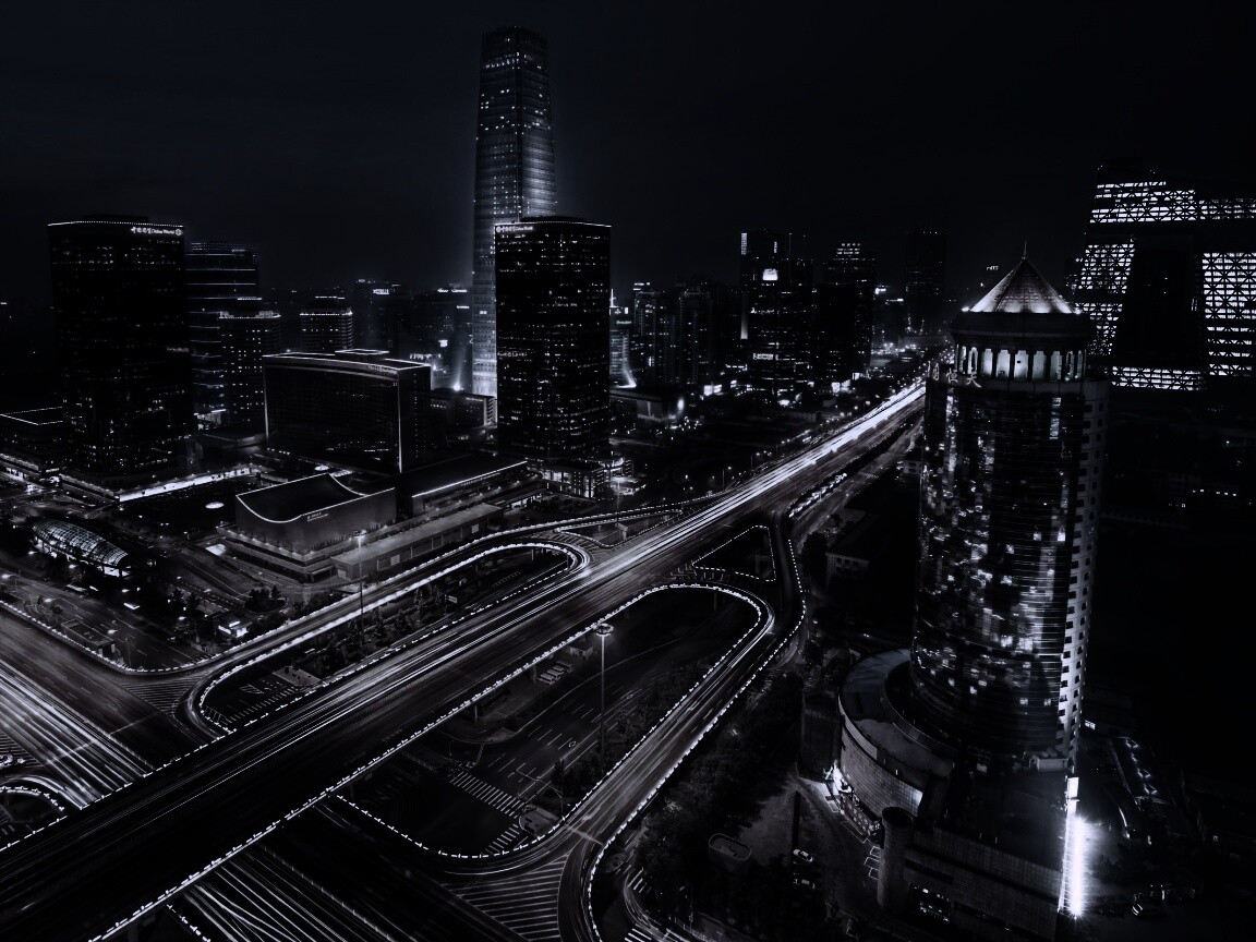 Городская развязка обои