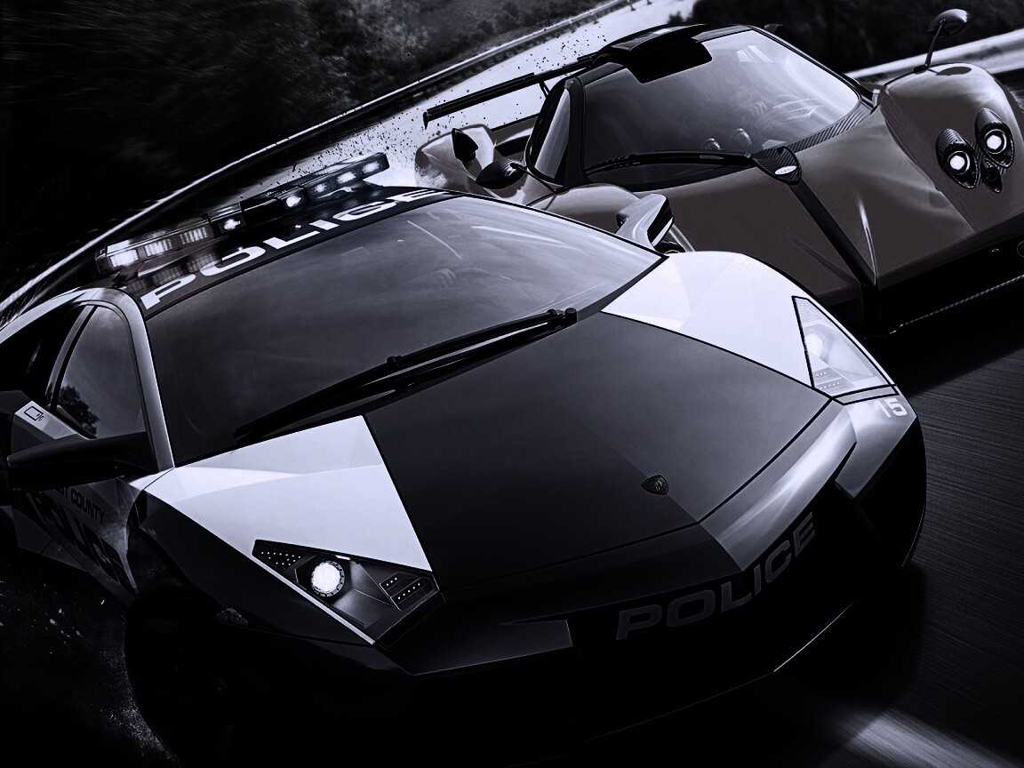 Полицейская погоня из Need For Speed обои