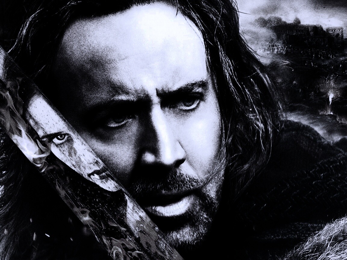 Николас Кейдж в фильме Время ведьм обои