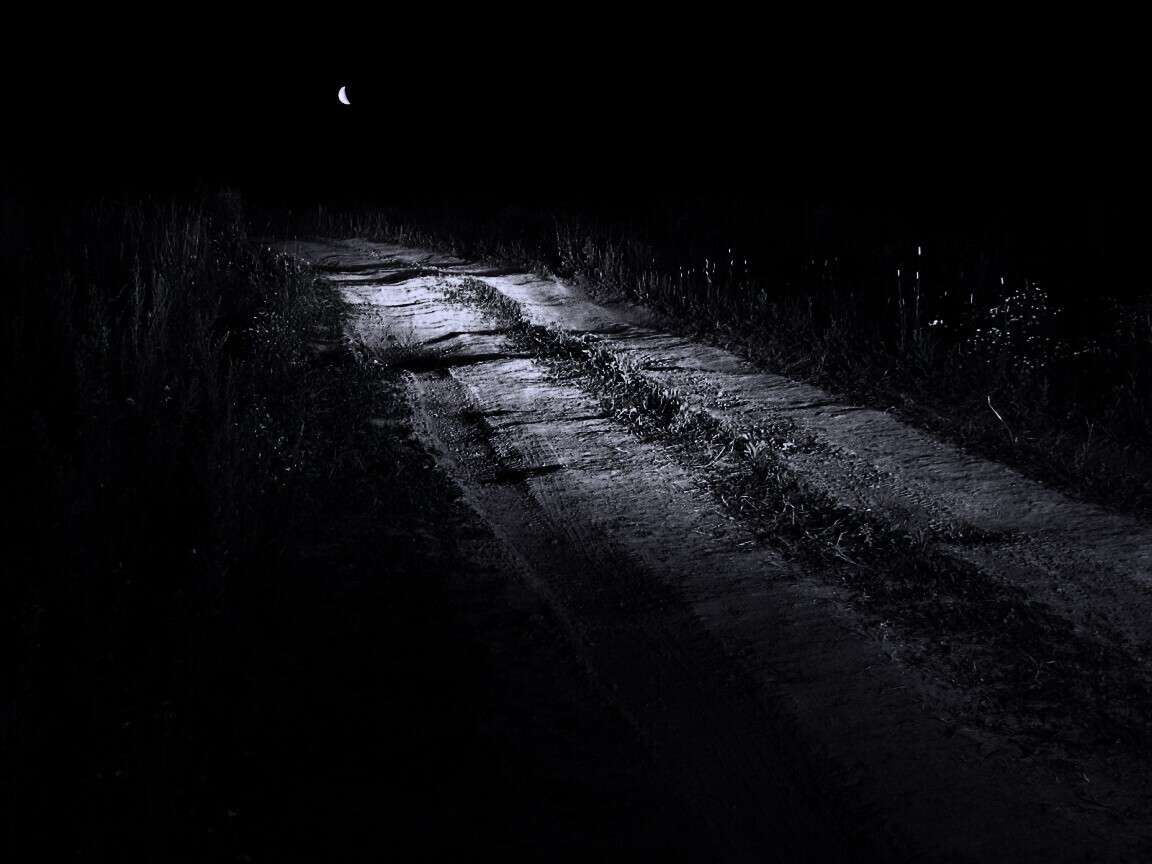 Ночная дорога обои