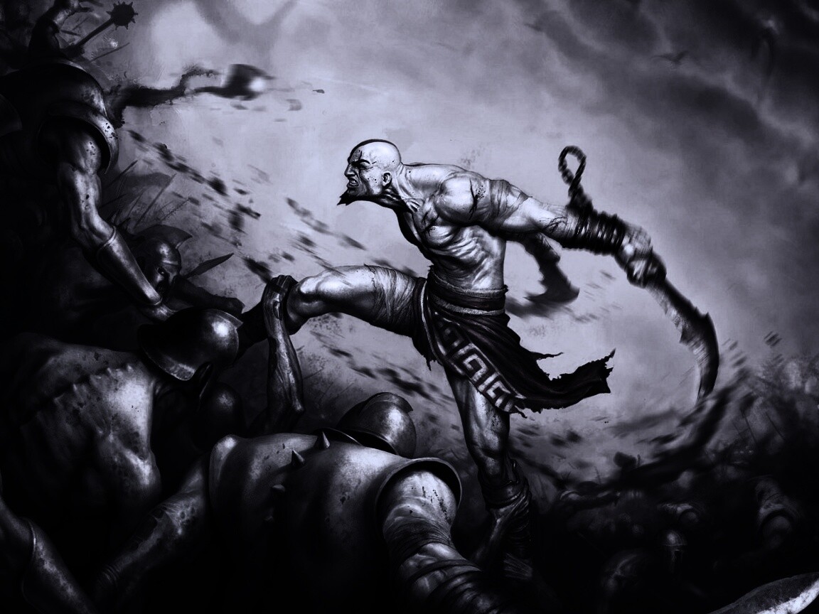 Бог войны обои