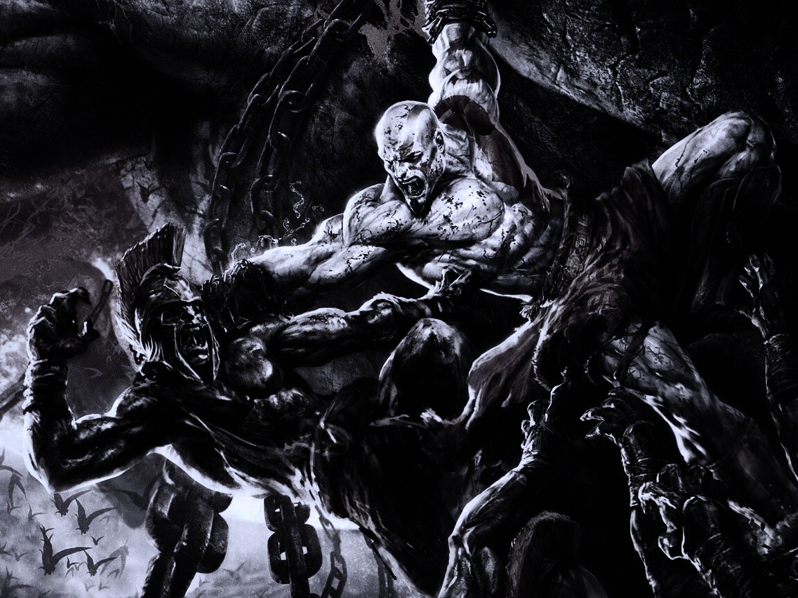 Бог войны обои