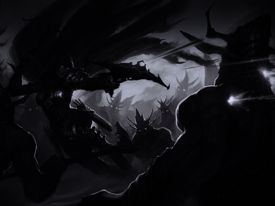 Охотник на демонов из Diablo 3 обои