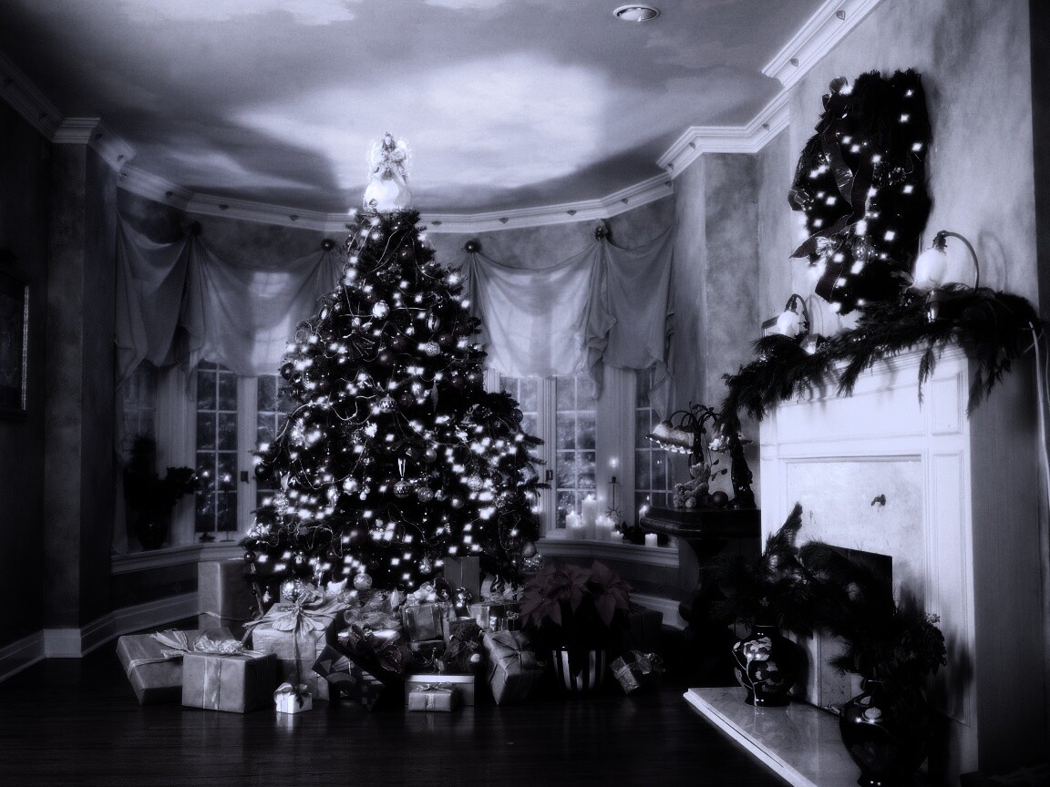 Подарки под ёлкой обои