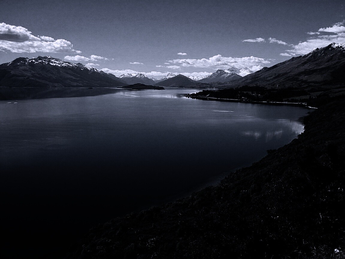 Горное озеро обои