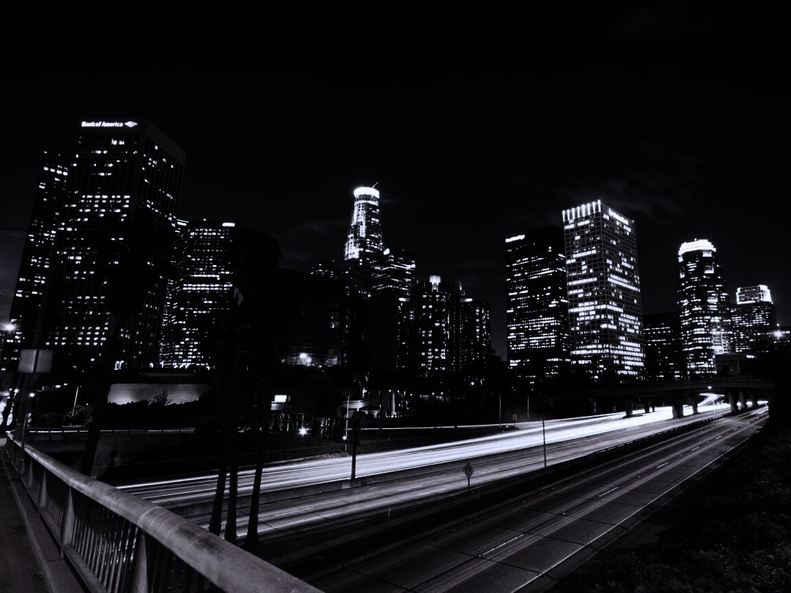 Ночной город обои