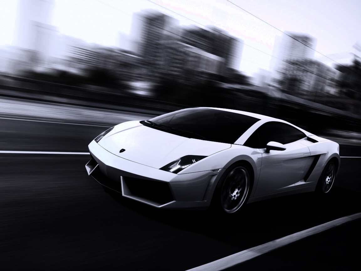 Серый Ламборджини обои