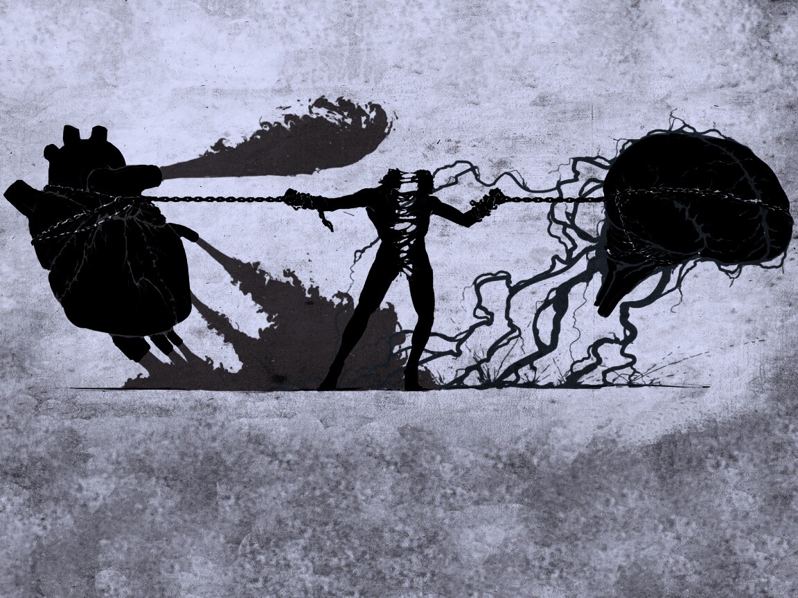 Борьба разума и сердца обои