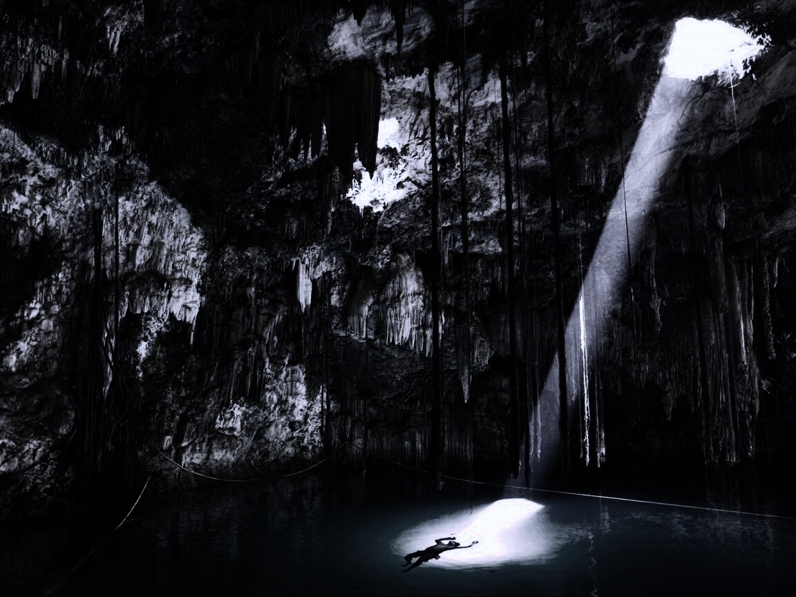 Пещера сталактитов обои