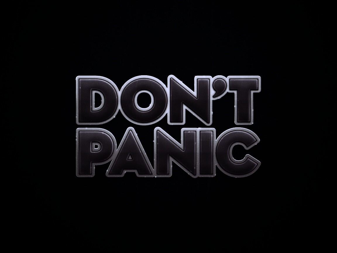 Не паникуй обои