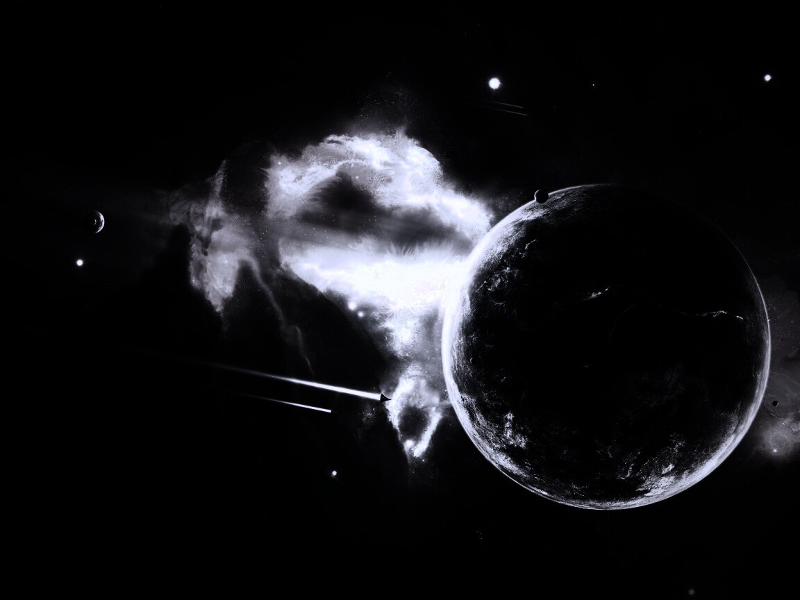 Живописный космос обои