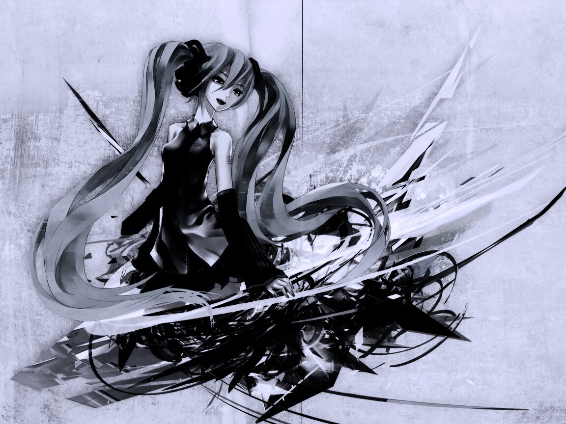 Арт с Хатсуне Мику обои