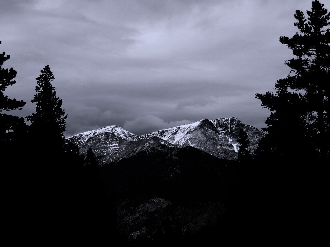 Вид на горы обои