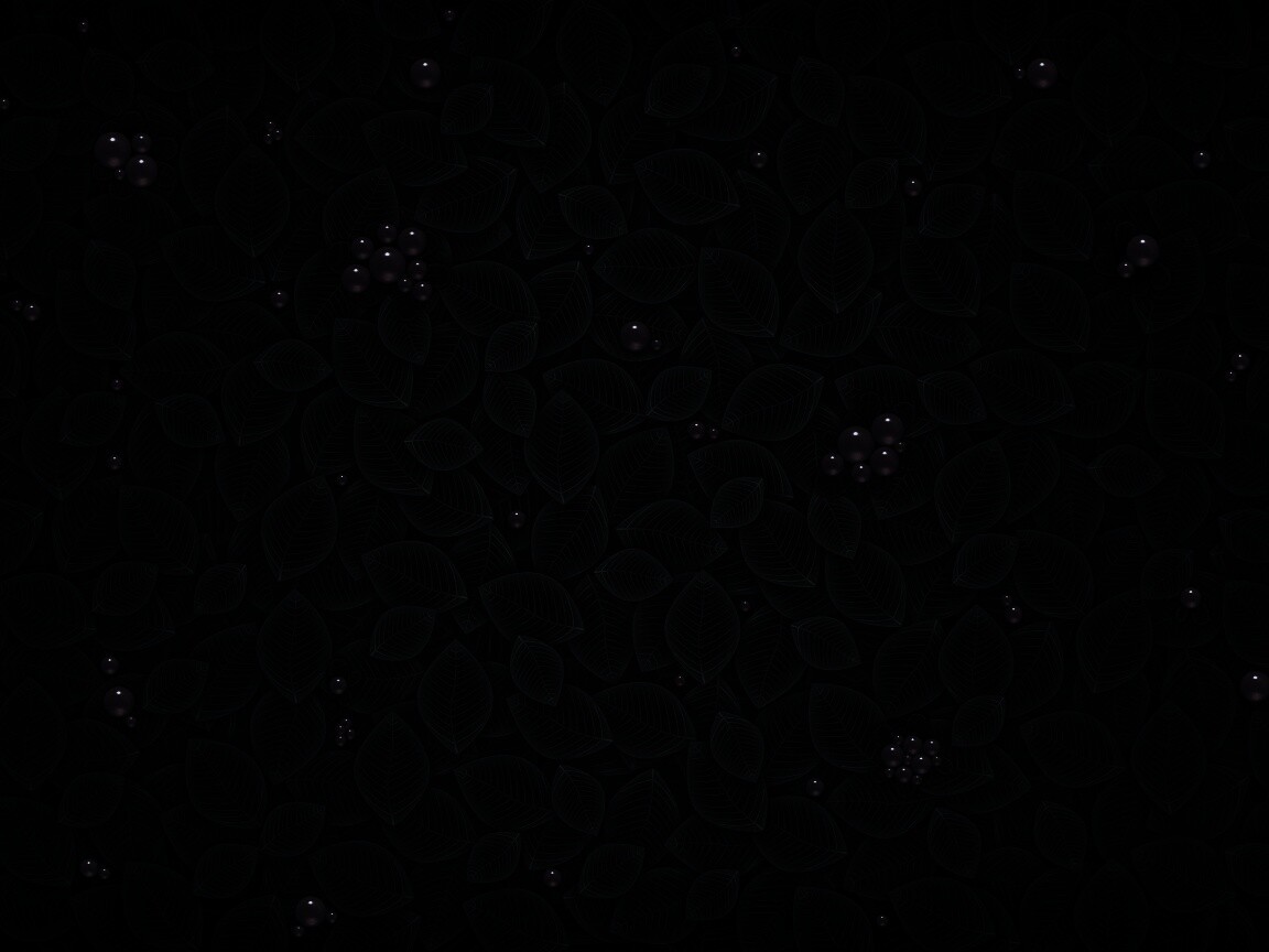 Векторные листья с ягодами обои