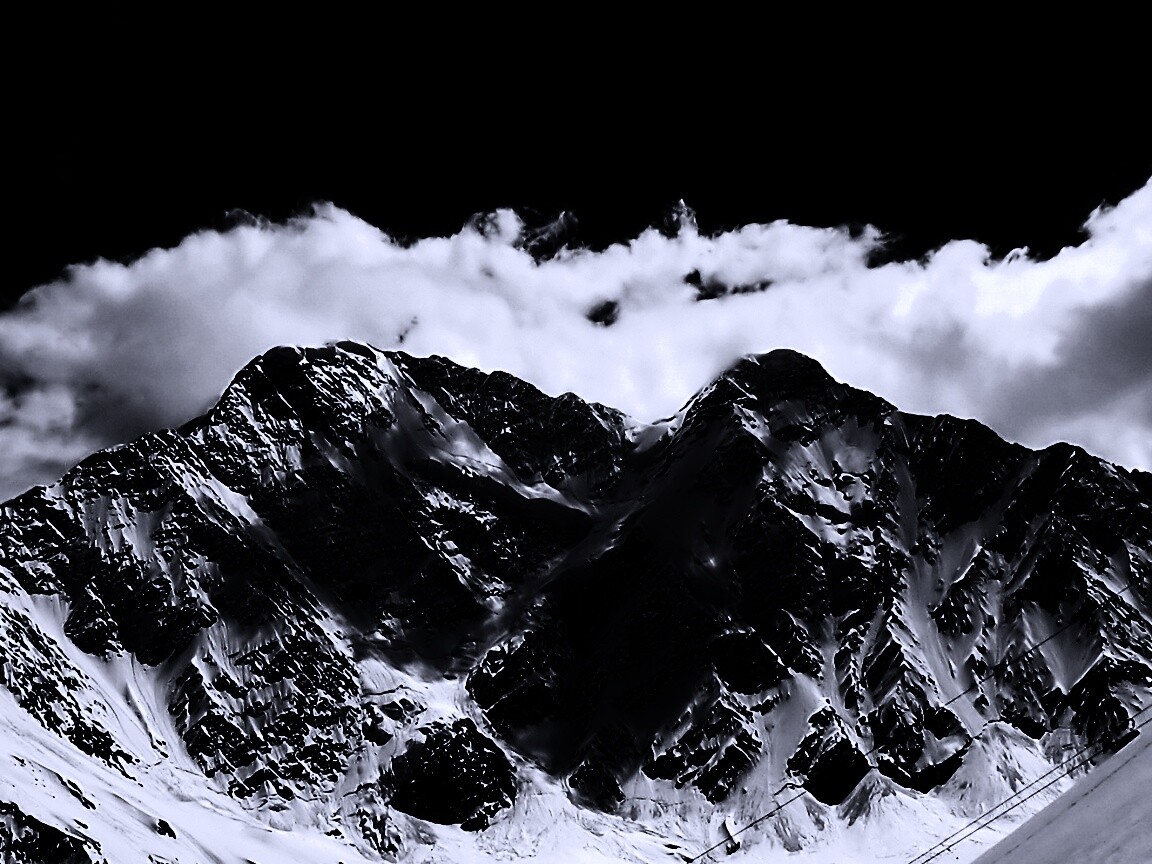 Снежные горы обои