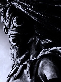 Страшная маска обои