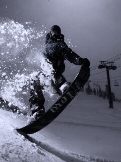 Сноубордист обои