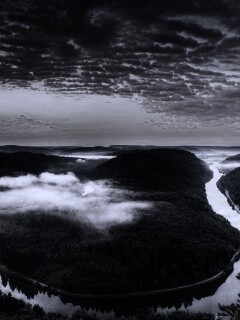 Кривая река обои