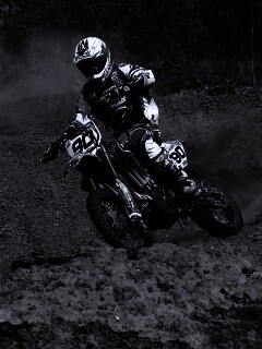 На мототреке обои