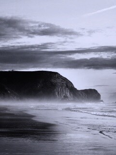 Горы уходящие в море обои