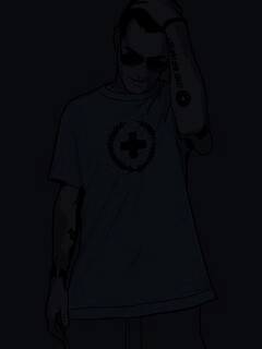 Парень в голубой футболке обои