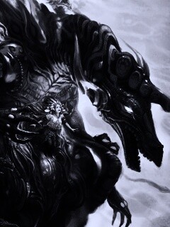 Демон похищающий девушку обои